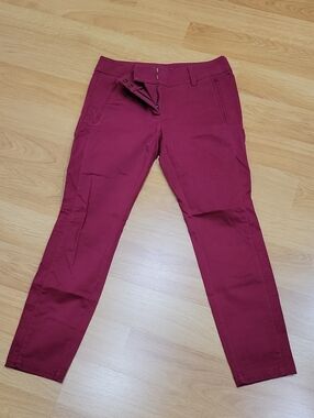 LOFT Slim Stretch Skinny Pants - Magenta